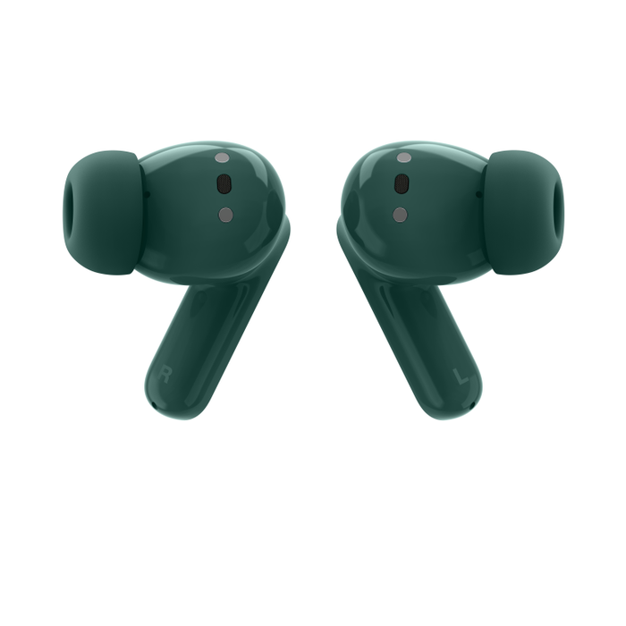 Motorola Moto Buds Bass Auriculares TWS Dentro de oído, Cancelación de Ruido Activa, Graves Potentes, Llamadas/Música Bluetooth, Verde