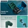 Motorola Moto Buds Bass Verde, Auriculares TWS In-ear con Cancelación de Ruido