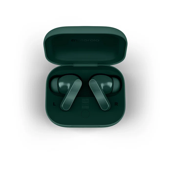 Motorola Moto Buds Bass Verde, Auriculares TWS In-ear con Cancelación de Ruido