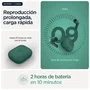 Motorola Moto Buds Bass Verde, Auriculares TWS In-ear con Cancelación de Ruido