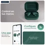 Motorola Moto Buds Bass Verde, Auriculares TWS In-ear con Cancelación de Ruido