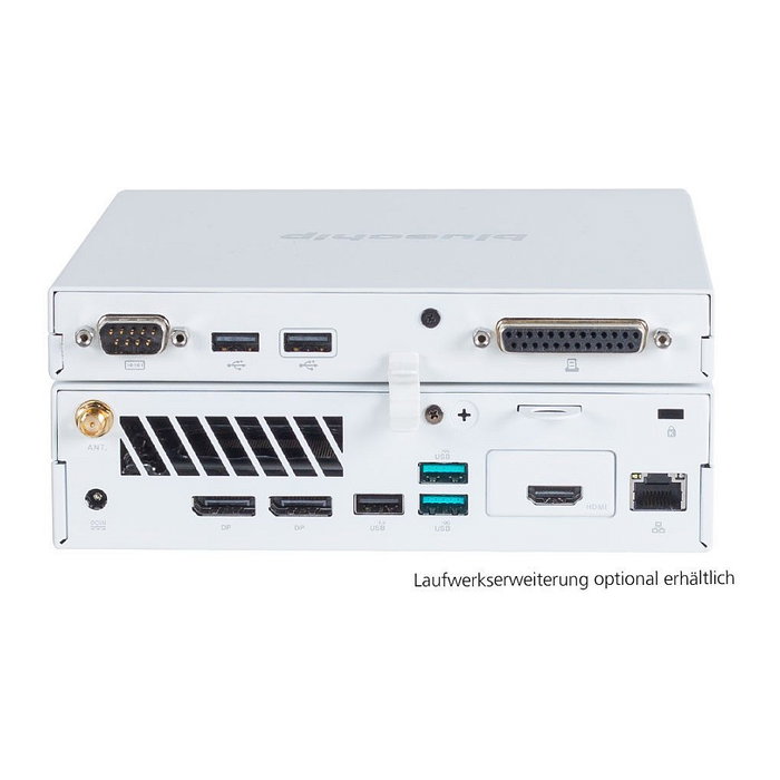 Bluechip BUSINESSline S3159 Mini PC Blanco - Intel Core i5-14400, 8GB DDR5, 500GB NVMe SSD, Windows 11 Pro, Wi-Fi 6E, Bluetooth 5.3 Bluechip BUSINESSline S3159 Mini PC Blanco - Intel Core i5-14400, 8GB DDR5, 500GB NVMe SSD, Windows 11 Pro, Wi-Fi 6E, Bluetooth 5.3