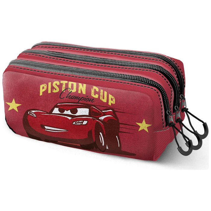 Disney Cars 3 Estuche Portatodo Trick FAN 2.2 Piston Rojo