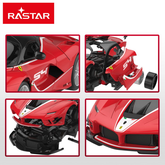 RASTAR Ferrari FXX K Evo 1:18 Coche para montar radiocontrol