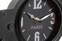 DKD Home Decor Reloj de Pared Vintage Negro Hierro y Cristal 6.5 x 18 x 58 cm