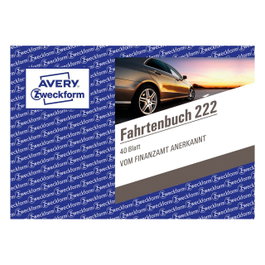 AVERY Zweckform Fahrtenbuch Formularbuch 222 para vehículos de pasajeros con consumo de combustible