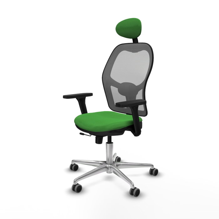 PIQUERAS Y CRESPO Silla de oficina Jorquera con Mecanismo Sincro/Traslack, Verde y Gris PIQUERAS Y CRESPO Silla de oficina Jorquera con Mecanismo Sincro/Traslack, Verde y Gris