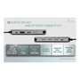 I tec Docking Station USB-C Metal Nano 3x Display Plata
