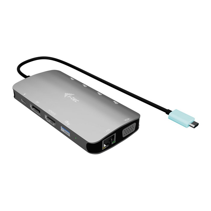 I tec Docking Station USB-C Metal Nano 3x Display Plata I tec Docking Station USB-C Metal Nano 3x Display Plata