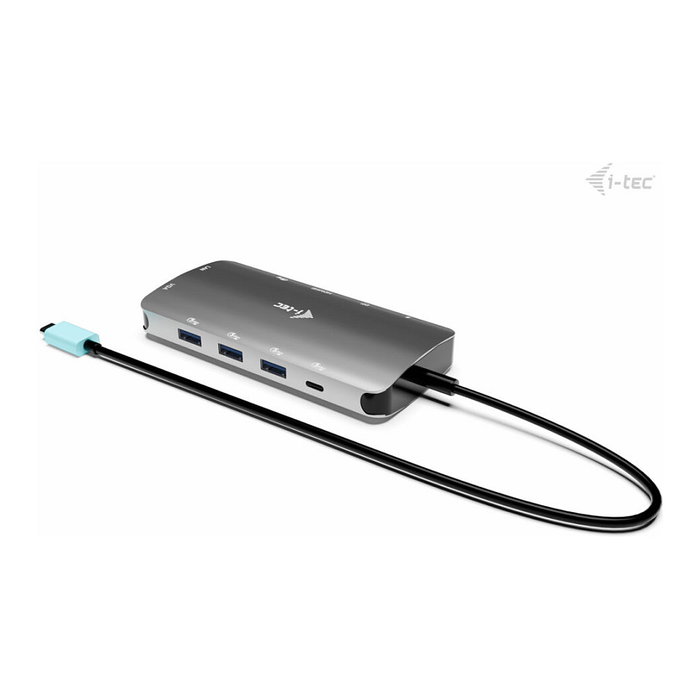 I tec Docking Station USB-C Metal Nano 3x Display Plata I tec Docking Station USB-C Metal Nano 3x Display Plata
