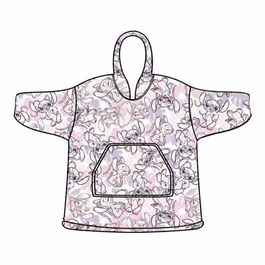 Disney Bata Sudadera Oversize Angel Stitch Adulto Talla Única