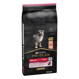 Purina Pro Plan Canine Puppy Medium Derma - Alimento para Perro Cachorro de Raza Mediana, 12 kg