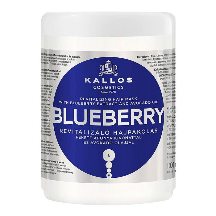 KALLOS Mascarilla Revitalizante Blueberry 1000ml KALLOS Mascarilla Revitalizante Blueberry 1000ml