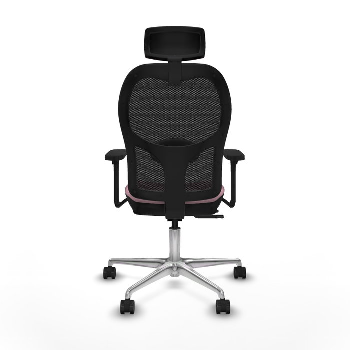 PIQUERAS Y CRESPO Silla de oficina Jorquera Rosa y Negro