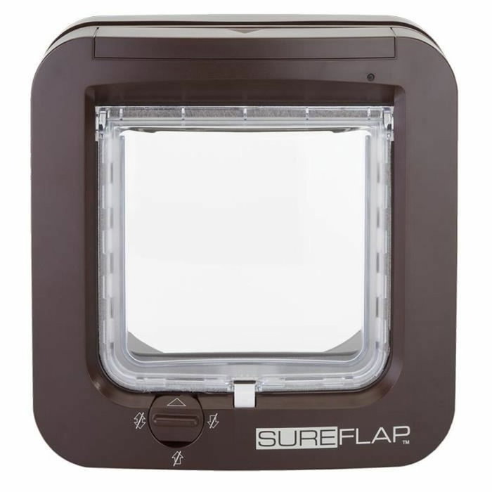 Sureflap Solapa Electrónica para Gato Marrón con Lector de Microchip