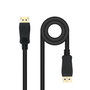 Nanocable Cable DisplayPort 1.4 DP/M-DP/M Negro 3m