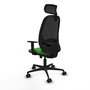 PIQUERAS Y CRESPO Silla de oficina Cilanco Verde con mecanismo Sincro/Traslack