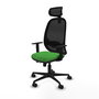 PIQUERAS Y CRESPO Silla de oficina Cilanco Verde con mecanismo Sincro/Traslack