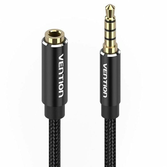 Vention Cable estéreo BHCBL Jack 3.5 macho a Jack 3.5 hembra 10m negro