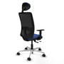 PIQUERAS Y CRESPO Silla de oficina Zulema Azul marino/Negro