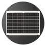 Farola LED Solar 100W con Sensor y Control Remoto Blanco Frío