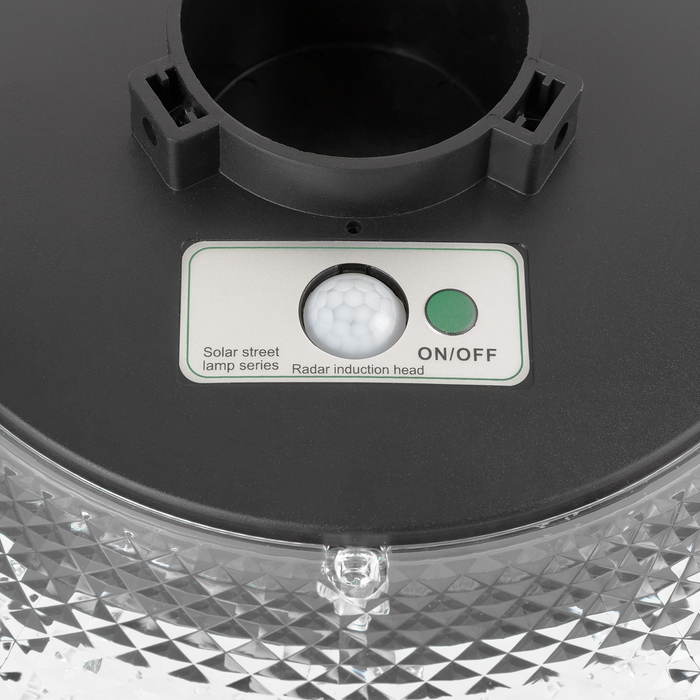 Farola LED Solar 100W con Sensor y Control Remoto Blanco Frío