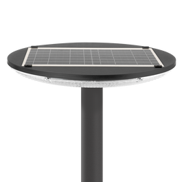 Farola LED Solar 100W con Sensor y Control Remoto Blanco Frío