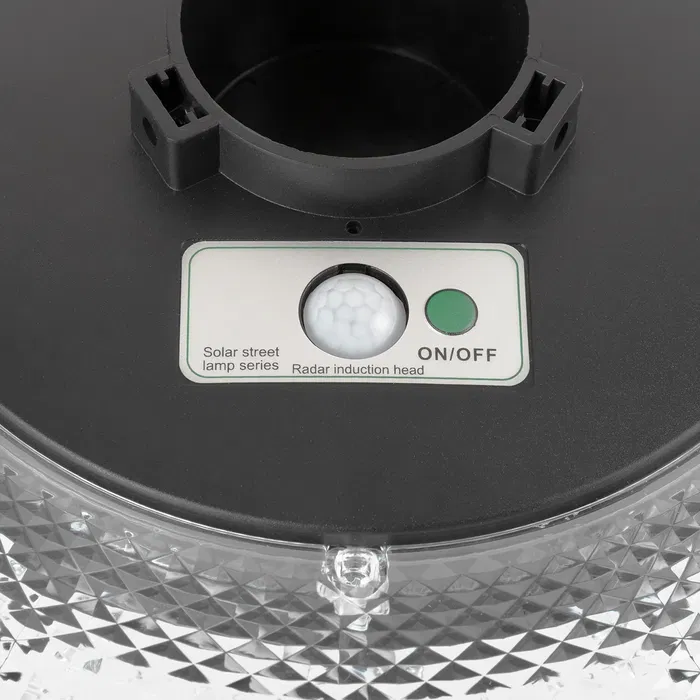 Farola LED Solar 100W Sensor Movimiento y Crepuscular Blanco Frío