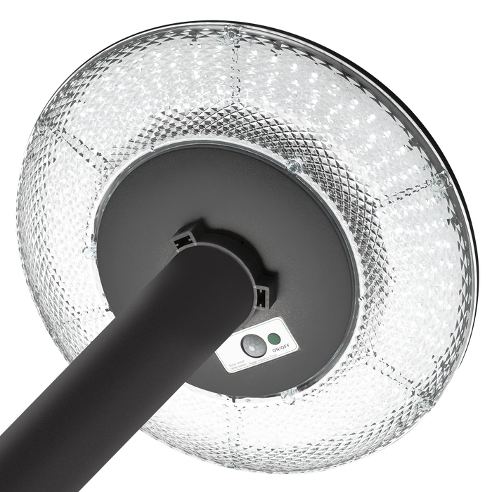 Farola LED Solar 100W con Sensor y Control Remoto Blanco Frío