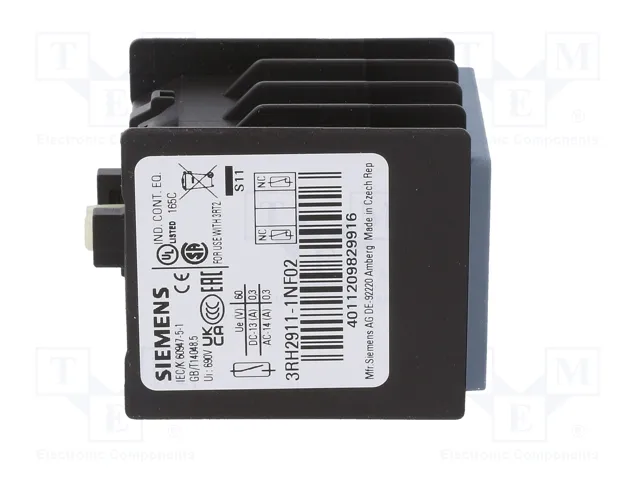 SIEMENS 3RH2911-1NF02 Contactores Auxiliares NC x2
