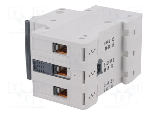 SIEMENS 5SL6340-7 Interruptor magnetotérmico 3 polos 40A Curva C SIEMENS 5SL6340-7 Interruptor magnetotérmico 3 polos 40A Curva C