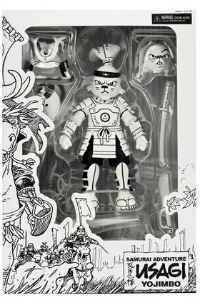 NECA Usagi Yojimbo Black & White Ver. Scale Action 18 cm, Figura de Acción Articulada de Edición Limitada