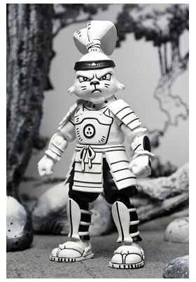 NECA Usagi Yojimbo Black & White Ver. Scale Action 18 cm, Figura de Acción Articulada de Edición Limitada