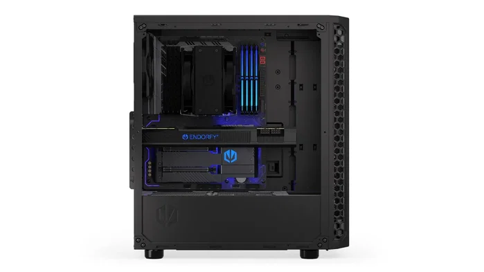 Endorfy Signum 300 Solid Caja Ordenador Torre Media, 8 Ventiladores, 350mm GPU, 4x2.5 Disco ATX