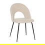Silla Blanco Tejido-Metal Contract 49 X 60 X 81 cm (Set de 4)