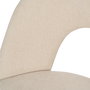 Silla Blanco Tejido-Metal Contract 49 X 60 X 81 cm (Set de 4)