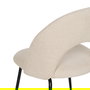 Silla Blanco Tejido-Metal Contract 49 X 60 X 81 cm (Set de 4)