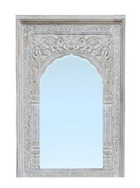 DKD Home Decor Espejo Árabe Blanco 6x87x60 cm