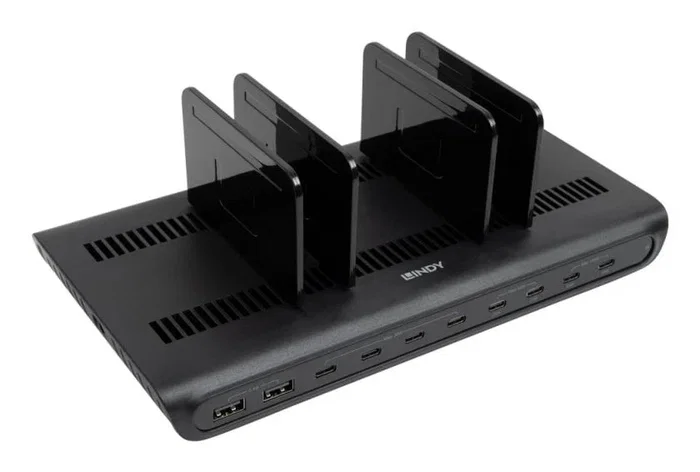 Lindy Estación de carga USB 10 puertos con 8x USB-C y 2x USB-A Lindy Estación de carga USB 10 puertos con 8x USB-C y 2x USB-A