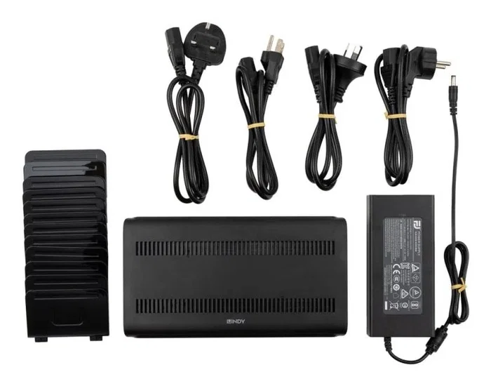 Lindy Estación de carga USB 10 puertos con 8x USB-C y 2x USB-A Lindy Estación de carga USB 10 puertos con 8x USB-C y 2x USB-A