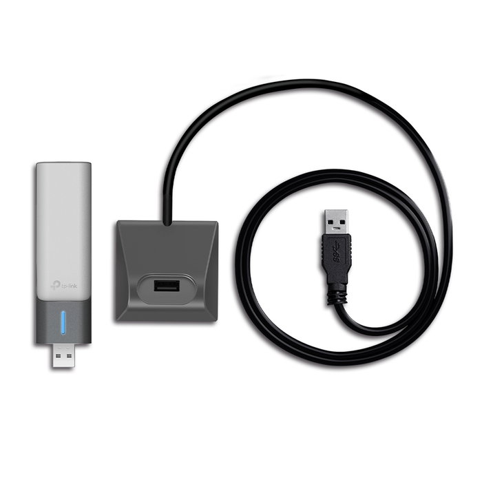 TP-Link ARCHER TX20UH Adaptador USB WiFi AX1800 Dual Band 574+1201 Mbps High Gain, Compatible con Wi-Fi 6