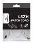 GEMBIRD Patch Cord Cat 6a S/FTP 0,5m Blanco