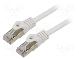 GEMBIRD Patch Cord Cat 6a S/FTP 0,5m Blanco