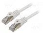 GEMBIRD Patch Cord Cat 6a S/FTP 0,5m Blanco