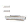 Hanah Home Mueble de TV Lusi - Córdoba, Blanco - Medidas: 180 cm ancho x 40 cm alto x 31 cm prof. - Estantes pared 60 cm