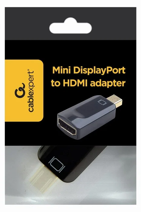 Gembird Adaptador Mini DisplayPort macho a HDMI hembra Negro