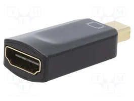 Gembird Adaptador Mini DisplayPort macho a HDMI hembra Negro