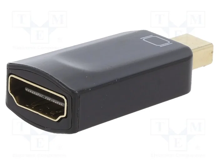 Gembird Adaptador Mini DisplayPort macho a HDMI hembra Negro Gembird Adaptador Mini DisplayPort macho a HDMI hembra Negro