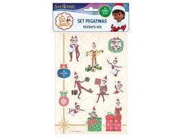 Safta Set pegatinas Santaverse