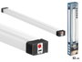 Giftdecor Lámpara LED Recta Imantada Recargable 52x4x2.5 cm Blanca Plástico Metal (Set de 12)